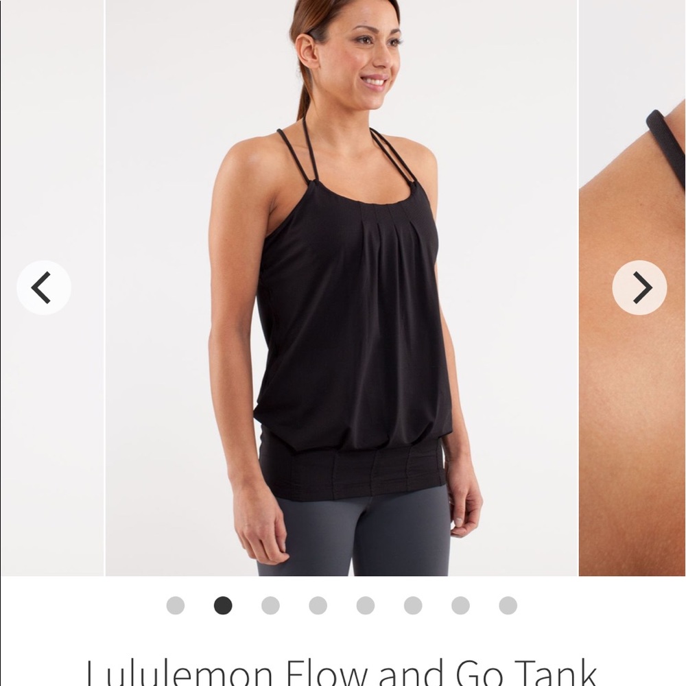 Black lululemon tank